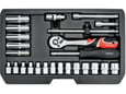 Yato garnitura nasadnih ključeva 1/4" 3.5-14/25 dela
