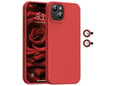 Maska Magnetic Lens za iPhone 13 crvena