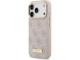 Maska Guess 4G Logo Plate MagSafe za iPhone 17 Pro pink