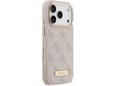Maska Guess 4G Logo Plate MagSafe za iPhone 17 Pro pink