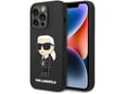 Maska Karl Lagerfeld Hc Silicone NFT Ikonik za iPhone 15 Pro Max crna