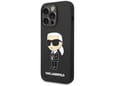 Maska Karl Lagerfeld Hc Silicone NFT Ikonik za iPhone 15 Pro Max crna