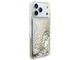 Maska Guess Liq. Glitter 4 Charms za iPhone 17 Pro Max zlatna