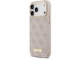 Maska Guess 4G Logo Plate MagSafe za iPhone 17 Pro Max pink