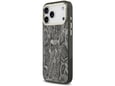 Maska Guess Python Pattern MagSafe za iPhone 17 Pro Max crna