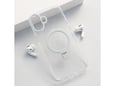 Maska Berlia Clear Bracket Magnetic za iPhone 16 Plus srebrna