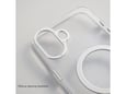 Maska Berlia Clear Bracket Magnetic za iPhone 16 Plus srebrna