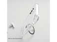 Maska Berlia Clear Bracket Magnetic za iPhone 16 Plus srebrna