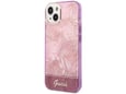 Maska Guess PC/ TPU Jungle za iPhone 14 Plus Pink.