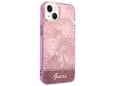 Maska Guess PC/ TPU Jungle za iPhone 14 Plus Pink.