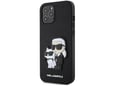Maska Karl Lagerfeld PU Saffiano Karl and Choupette NFT za iPhone 12 Pro Max Black