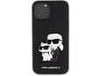 Maska Karl Lagerfeld PU Saffiano Karl and Choupette NFT za iPhone 12 Pro Max Black