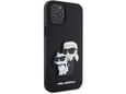Maska Karl Lagerfeld PU Saffiano Karl and Choupette NFT za iPhone 12 Pro Max Black