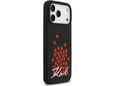 Maska Karl Lagerfeld Silicone Heart Sign Logo MagSafe Case za iPhone 17 Pro Max crna