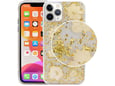 Maska Platina Flower za iPhone X/ XS zlatna