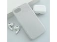 Maska Crystal Dust za iPhone 16e srebrna