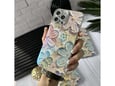 Maska Painting Flower za iPhone 15 Pro plava