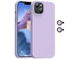 Maska Magnetic Lens za iPhone 14 svetlo ljubicasta