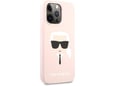 Maska Karl Lagerfeld Hc Silicone Karl Head za iPhone 13 Pro Light Pink.