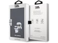 Maska Karl Lagerfeld Saffiano BP Nft Karl&Choupette za iPhone 15 Pro crna