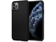Maska Spigen Liquid Air za iPhone 11 Pro mat crna.