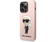 Maska Karl Lagerfeld Hc Silicone NFT Ikonik za iPhone 15 Pro roze