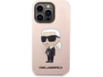 Maska Karl Lagerfeld Hc Silicone NFT Ikonik za iPhone 15 Pro roze