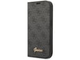 Maska na preklop Guess PC/ TPU 4G Metal Camera Outline Book za iPhone 14 Pro Max crna.