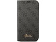 Maska na preklop Guess PC/ TPU 4G Metal Camera Outline Book za iPhone 14 Pro Max crna.