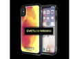 Maska Guess Faceplate Liquid za iPhone X/ XS roze zuta.