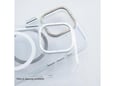 Maska Berlia Crystal Armor Magnetic za iPhone 16 transparent bela