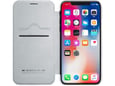 Maska na preklop Nillkin Qin za iPhone XR bela.