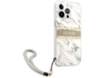 Maska Guess Marble Strap za iPhone 13 Pro siva.