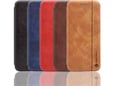 Maska na preklop Teracell Leather za iPhone XS Max crvena