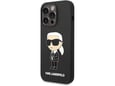 Maska Karl Lagerfeld Hc Silicone NFT Ikonik za iPhone 15 Pro crna