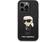 Maska Karl Lagerfeld Hc Silicone NFT Ikonik za iPhone 15 Pro crna