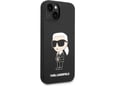 Maska Karl Lagerfeld Hc Silicone NFT Ikonik za iPhone 15 Plus crna