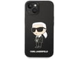 Maska Karl Lagerfeld Hc Silicone NFT Ikonik za iPhone 15 Plus crna