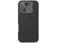 Maska na preklop Nillkin Qin Prop za iPhone 16 Pro Max (Plain Leather) crna