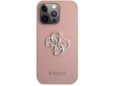 Maska Guess Saffiano Big 4G za iPhone 13 Pro metal pink.