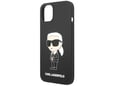 Maska Karl Lagerfeld Hc Silicone NFT Ikonik za iPhone 15 crna