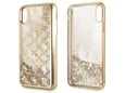 Maska Guess Faceplate Liquid Shine za iPhone X/ XS zlatna.
