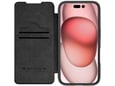 Maska na preklop Nillkin Qin Prop za iPhone 16 Pro Max crna
