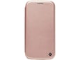 Maska na preklop Teracell Flip Premium za Huawei Nova 10 roze zlatna