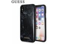 Maska Guess Faceplate Marble za iPhone X crna.