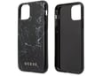 Maska Guess Faceplate Marble za iPhone X crna.