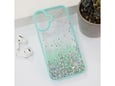 Maska Frame Glitter za iPhone 16 zelena