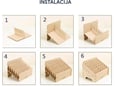 Drveni stalak za telefone sa 24 pregrade type 2