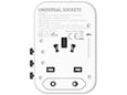 Adapter strujni travel LDNIO Z9 UK/EU/US/AU 1xUSB + 2xUSB-C ports 20W beli
