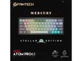 Tastatura Mehanicka Gaming Fantech MK912 RGB ATOM PRO63 Wireless Mercury (blue switch)